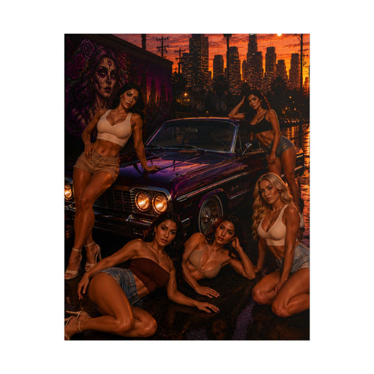 West Coast After Dark Poster (8" x 10")