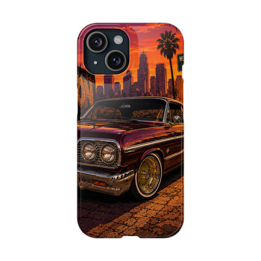 Compton Sunset Lowrider Slim iPhone Case
