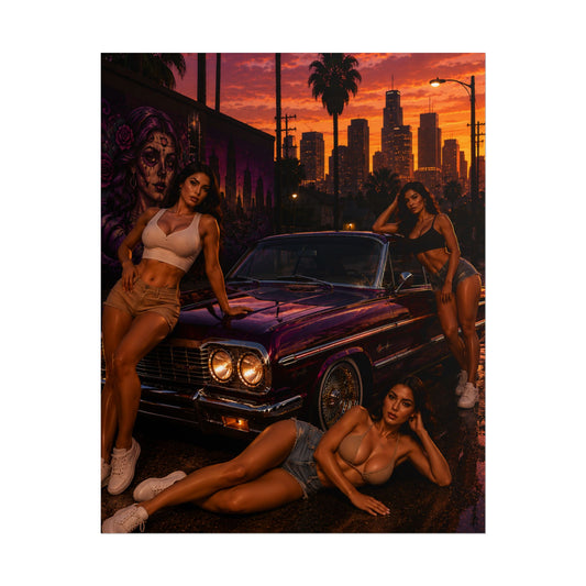 Sunset Queens Poster (8" x 10")