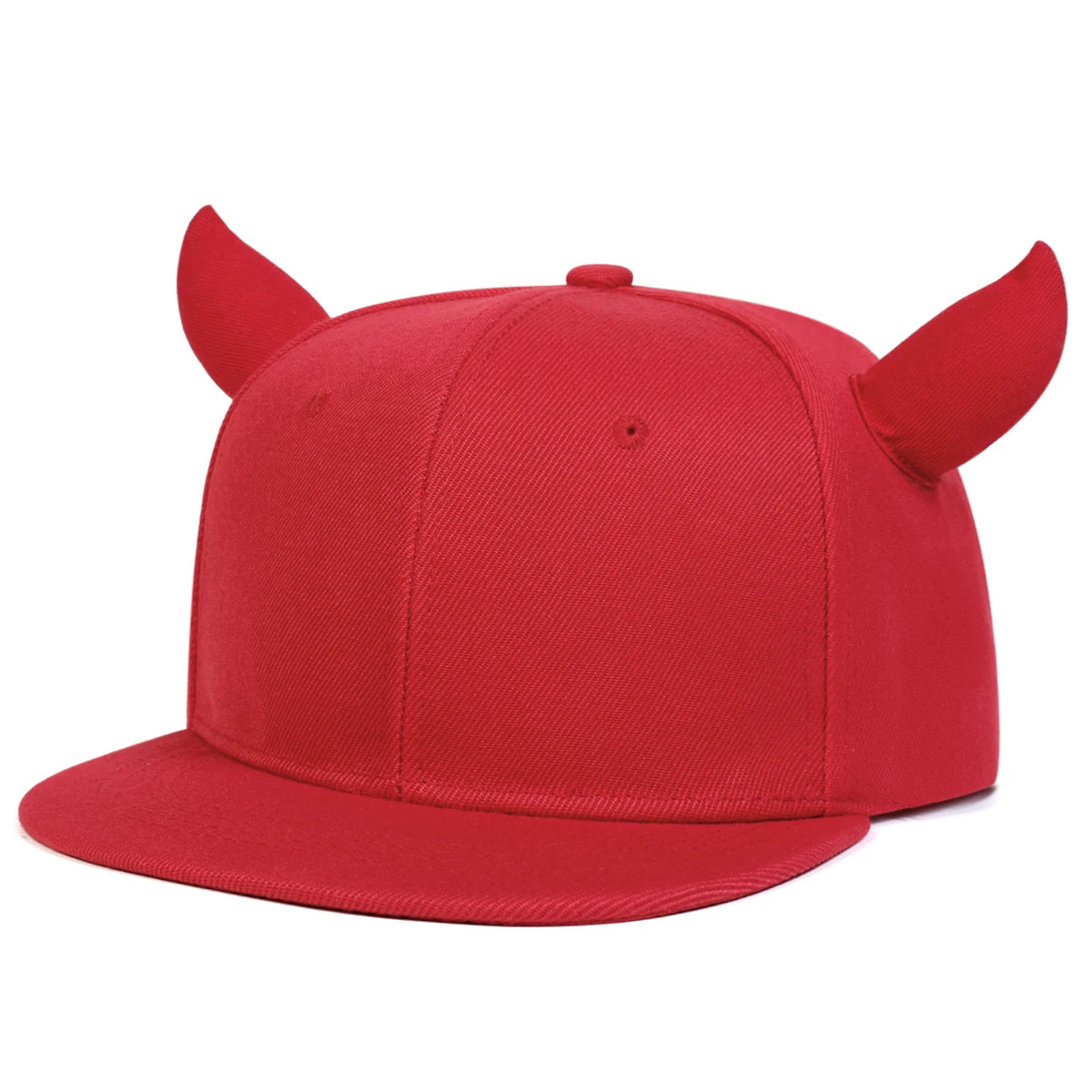 Plain Snapback (With Horns)