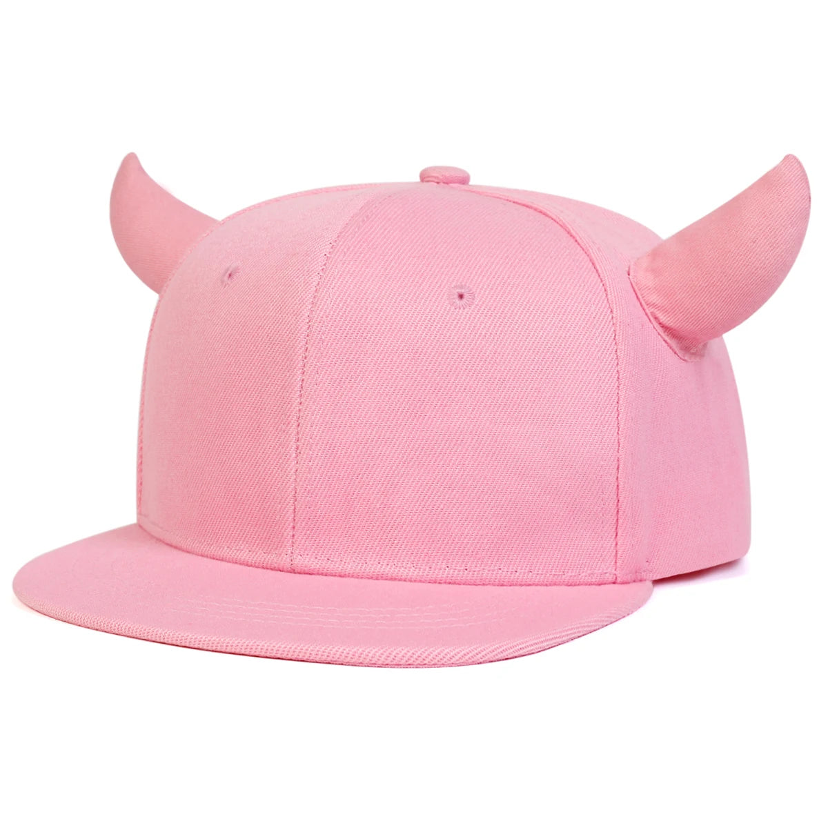 Plain Snapback (With Horns)