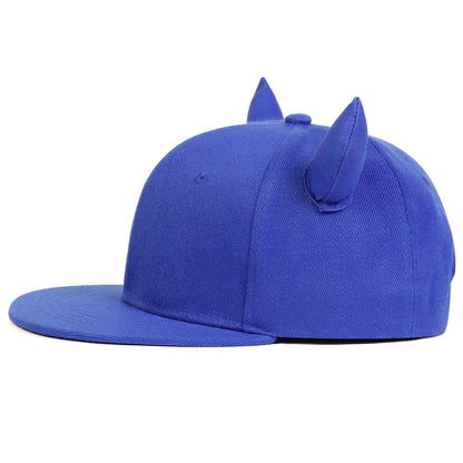 Plain Snapback (With Horns)